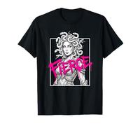 Feroce Medusa Mitologia Greca Regina Guerriera Maglietta