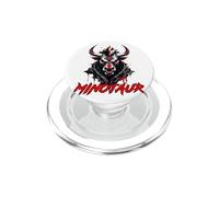 Feroce Minotauro Toro Occhi Rossi Scuro Mitico Bestia PopSockets PopGrip per MagSafe