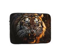 Ferocious Tiger Print Custodia per laptop portatile Custodia per laptop alla moda Borsa per laptop durevole valigetta per uomo donna borsa da 12 pollici