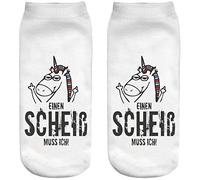 Ferocity Calze Sportiva alla Caviglia Speedcat Sneaker 36-40 Motivo 3D Bandana Red [001]