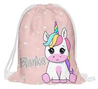 Ferocity Street Gym Sack Personalizzato con il tuo nome Zaino Sacca sportiva Palestra Colore Sacca A Spalla Zaini Lo zaino Rosa unicorno [010]