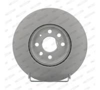 Dischi freno FERODO DDF1236C anteriore, ventilato, 2 Pezzo