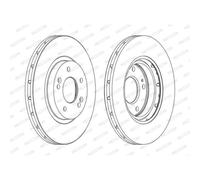FERODO 2x Disco Freni Anteriore Ø294 MM per Mitsubishi ASX Ga _W _2.0i Outlander