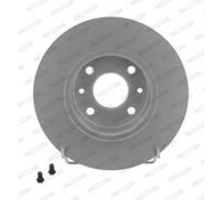FERODO 2X Disco Freno Posteriore Ø251 Mm Per Fiat Bravo II 198 1.4 T-Jet 198