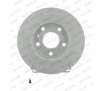 Dischi freno FERODO DDF1044C posteriore, pieno, 2 Pezzo
