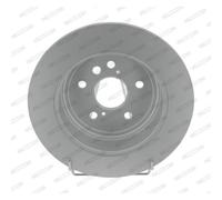 Dischi freno FERODO DDF1486C posteriore, pieno, 2 Pezzo