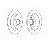 FERODO 2x Discofreno DDF2058C
