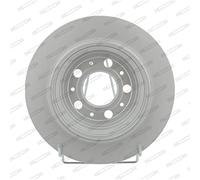 Ferodo Dischi freno DDF1079C posteriore pieni 2 pezzi