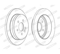 FERODO DDF1037C Disco freno