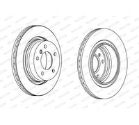 FERODO DDF1073C Disco freno