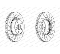 FERODO DDF1120C-1 Disco freno per MERCEDES-BENZ