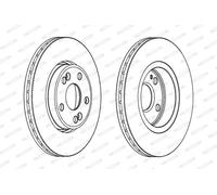 FERODO DDF1123C Disco freno