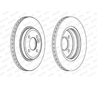 FERODO DDF1127C Disco freno per MINI