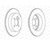 FERODO DDF1128C Disco freno per MINI