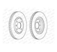 Ferodo DDF1152 - Premier Disco Freno - ( 2 )