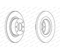 FERODO DDF1157 Disco freno per CITROËN