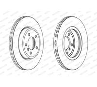 FERODO DDF1174C-1 Disco freno per BMW