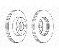 FERODO DDF1179C Disco freno per FIAT,FORD