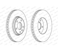 FERODO DDF1204C-1 Disco freno per NISSAN,OPEL,RENAULT,VAUXHALL