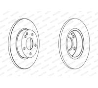 FERODO DDF1219C Disco freno per MERCEDES-BENZ