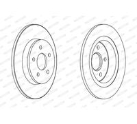 FERODO DDF1227C Disco freno per FORD,VOLVO