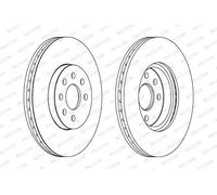 FERODO DDF1236C Disco freno