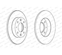 FERODO DDF1395 Disco freno per KIA
