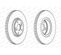 Ferodo Dischi Freno DDF1405C-1 Premier Coat Anteriore Ventilato Ø324 mm
