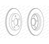 FERODO DDF1420C Disco freno per MAZDA