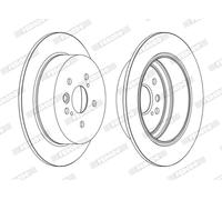 FERODO DDF1486C Disco freno per CHERY,TOYOTA