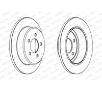 FERODO DDF1492 Disco freno per CHRYSLER,DODGE,JEEP,SSANGYONG