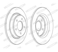 FERODO DDF1546C Disco freno per MAZDA