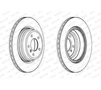 Disco freno FERODO DDF1550C-1 posteriore, ventilato, 1 Pezzo