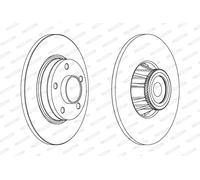 FERODO DDF1623-1 Disco freno per NISSAN,OPEL,RENAULT,VAUXHALL