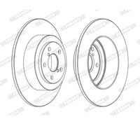 FERODO DDF1647C Disco freno per SUBARU