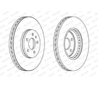 FERODO DDF1664C Disco freno per AUDI