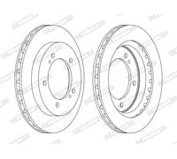 FERODO DDF1687C Disco freno per CHEVROLET,SUZUKI