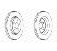 FERODO DDF1820C Disco freno per HONDA