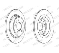 FERODO DDF1871C Disco freno per CHEVROLET,MERCEDES-BENZ,OPEL,VAUXHALL
