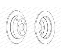 FERODO DDF1873C Disco freno per HYUNDAI,KIA