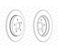 FERODO DDF1875C Disco freno per LEXUS,SUBARU,TOYOTA