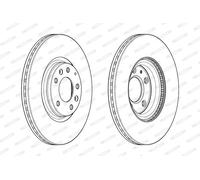FERODO DDF1880C Disco freno per MAZDA