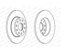 FERODO DDF1895C Disco freno per AUDI,CUPRA,SEAT,SKODA,VW