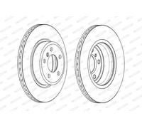 FERODO DDF2039C Disco freno