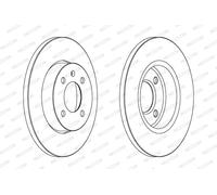 FERODO DDF205 Disco freno per CHERY,SEAT,VW,VW (FAW)
