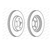 Ferodo DDF2065C Rotore Disco Freno