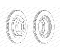 FERODO DDF2093C-1 Disco freno per LEXUS,TOYOTA