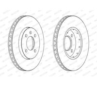 FERODO DDF2184C Disco freno per SEAT,SKODA,VW