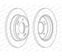 FERODO DDF2193C Disco freno per HYUNDAI,KIA