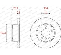 FERODO DDF2196C Disco freno per BMW